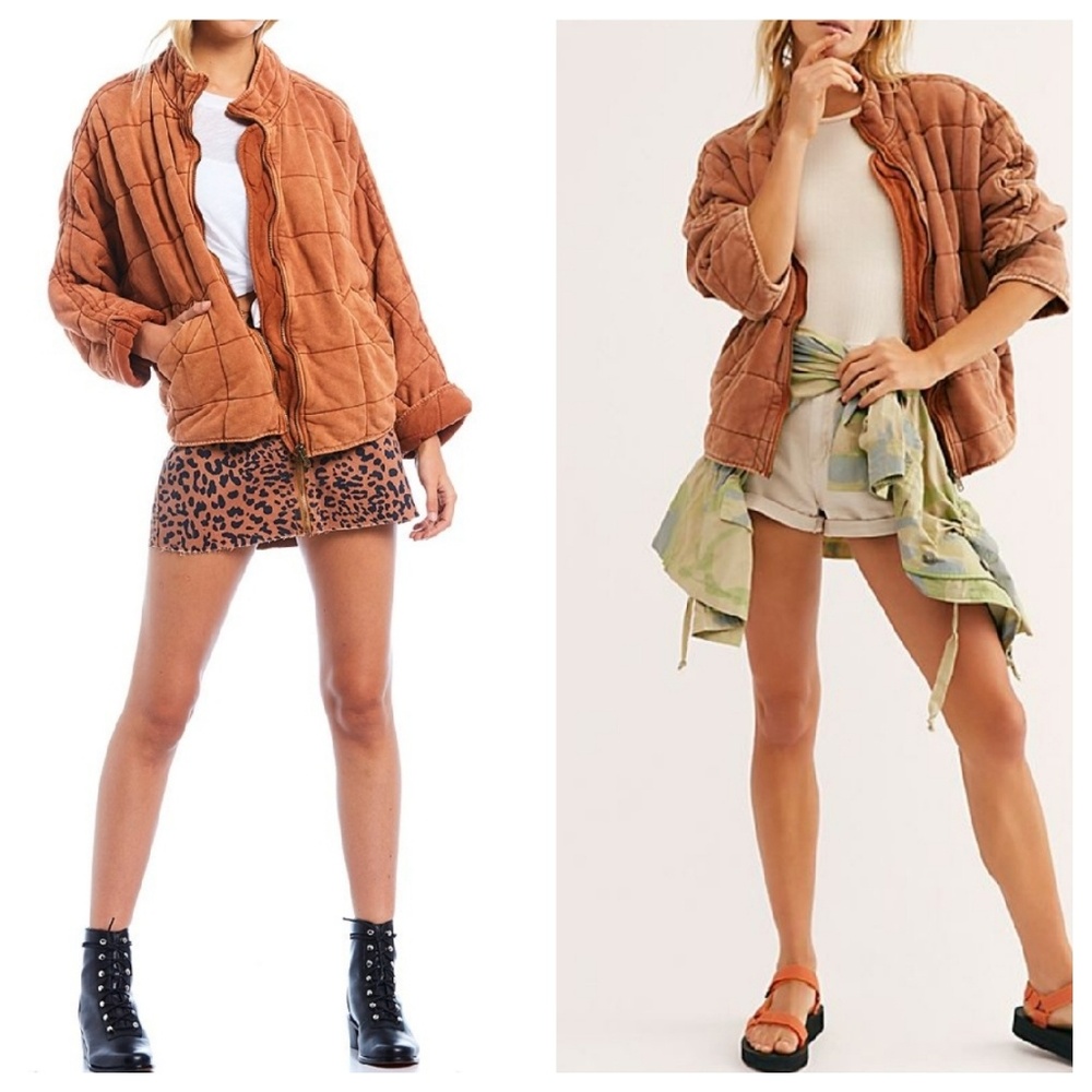 Free People | Dolman Quilted Knit Jacket - Picture 3 of 8